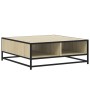 Sonoma Couchtisch aus Eiche aus Ingenieurholz 80x80x30 cm von , Couchtisch - Ref: Foro24-848770, Preis: 62,10 €, Rabatt: %