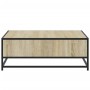 Sonoma Couchtisch aus Eiche aus Ingenieurholz 80x80x30 cm von , Couchtisch - Ref: Foro24-848770, Preis: 62,10 €, Rabatt: %