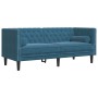 Set de sofás Chesterfield con cojines 2 piezas terciopelo azul von , Sofas - Ref: Foro24-3209299, Preis: 569,04 €, Rabatt: %
