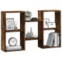 Estantería de pared madera ingeniería roble ahumado 96x18x60 cm von , Regale und Regale - Ref: Foro24-853231, Preis: 42,79 €,...