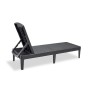 Keter Jaipur Sun Lounger graphite color 235162 by , Loungers - Ref: Foro24-420017, Price: 85,85 €, Discount: %
