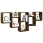 Wandregal Holzwerkstoff Räuchereiche 159x18x66cm von , Regale und Regale - Ref: Foro24-853303, Preis: 48,05 €, Rabatt: %
