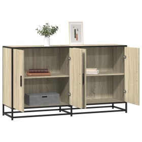 Sonoma oak engineered wood sideboard 134x35x76 cm by , Sideboards - Ref: Foro24-3300816, Price: 139,39 €, Discount: %