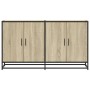 Sonoma oak engineered wood sideboard 134x35x76 cm by , Sideboards - Ref: Foro24-3300816, Price: 139,39 €, Discount: %