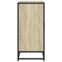 Sonoma oak engineered wood sideboard 134x35x76 cm by , Sideboards - Ref: Foro24-3300816, Price: 139,39 €, Discount: %