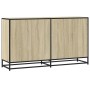 Sonoma oak engineered wood sideboard 134x35x76 cm by , Sideboards - Ref: Foro24-3300816, Price: 139,39 €, Discount: %