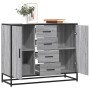 Sonoma gray engineered wood sideboard 92x35x76 cm by , Sideboards - Ref: Foro24-3300828, Price: 140,12 €, Discount: %