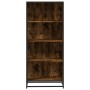 Bücherregal aus geräucherter Eiche aus Holzwerkstoff 60x35x139 cm von , Bücherregale und Regale - Ref: Foro24-3300842, Preis:...