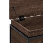 Aufbewahrungsbox mit Deckel aus braunem Eichenholz 60x40x51,5 cm von , Aufbewahrungskörbe - Ref: Foro24-848798, Preis: 54,68 ...