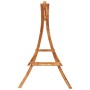 Swing with cushion solid fir wood with teak finish by , Garden rockers - Ref: Foro24-3200618, Price: 377,50 €, Discount: %