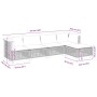 Set Gartensofas mit Kissen 5 Stück synthetisches Rattan beige von , Gartensets - Ref: Foro24-3261790, Preis: 425,27 €, Rabatt: %