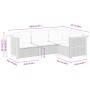 Set of garden sofas with cushions 4 pcs synthetic rattan beige by , Garden sets - Ref: Foro24-3261799, Price: 328,22 €, Disco...