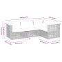Set Gartensofas mit Kissen 4 Stück synthetisches Rattan beige von , Gartensets - Ref: Foro24-3261802, Preis: 373,45 €, Rabatt: %