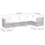 Set of garden sofas with cushions 5 pcs synthetic rattan beige by , Garden sets - Ref: Foro24-3261814, Price: 434,29 €, Disco...