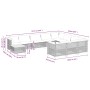 Set de sofás de jardín 11pzas con cojines ratán sintético beige von , Gartensets - Ref: Foro24-3262060, Preis: 882,45 €, Raba...