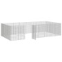Recinto corral animales 24 paneles hierro galvanizado 54x100 cm von , Käfige und Lebensräume für Kleintiere - Ref: Foro24-332...