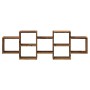 Estantería de pared madera ingeniería envejecida 129x18x42 cm by , Shelves and shelves - Ref: Foro24-853225, Price: 52,83 €, ...
