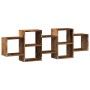 Estantería de pared madera ingeniería envejecida 129x18x42 cm by , Shelves and shelves - Ref: Foro24-853225, Price: 52,83 €, ...