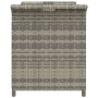 Banco de jardín con cojín ratán sintético gris 116x46x57 cm von , Gartenbänke - Ref: Foro24-363421, Preis: 114,73 €, Rabatt: %
