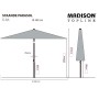 Madison Sombrilla de jardín Elba verde 300 cm von , Sonnenschirme - Ref: Foro24-447154, Preis: 110,36 €, Rabatt: %