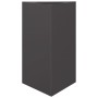 Jardineras triangulares 2 uds acero negro 50x43x75 cm von , Töpfe und Pflanzgefäße - Ref: Foro24-851172, Preis: 103,85 €, Rab...