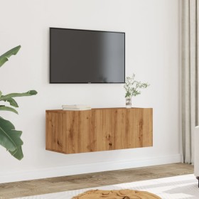 Muebles para TV de pared 2 unidades roble artesanal 80x30x30 cm von , TV-Möbel - Ref: Foro24-857016, Preis: 77,75 €, Rabatt: %