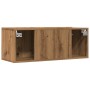 Muebles para TV de pared 2 unidades roble artesanal 80x30x30 cm von , TV-Möbel - Ref: Foro24-857016, Preis: 79,06 €, Rabatt: %