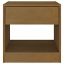 Mesita de noche madera maciza de pino marrón miel 40x31x40 cm de , Mesitas de noche - Ref: Foro24-808069, Precio: 39,25 €, De...