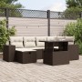 Juego de sofás de jardín 7 piezas con cojines ratán PE marrón von , Gartensets - Ref: Foro24-3275303, Preis: 522,03 €, Rabatt: %