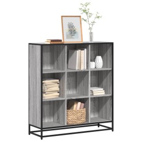 Estantería madera y metal gris Sonoma 97,5x33x107,5 cm von , Bücherregale und Regale - Ref: Foro24-3300863, Preis: 111,90 €, ...