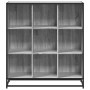 Estantería madera y metal gris Sonoma 97,5x33x107,5 cm von , Bücherregale und Regale - Ref: Foro24-3300863, Preis: 111,90 €, ...