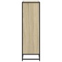 Estantería madera y metal roble Sonoma 97,5x33x107,5 cm by , Bookcases and shelves - Ref: Foro24-3300861, Price: 108,62 €, Di...
