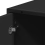 Armario baño madera ingeniería y metal negro 35x37,5x188,5 cm de , Muebles de baño - Ref: Foro24-3300880, Precio: 162,53 €, D...