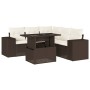 Set sofás de jardín 6 piezas y cojines ratán sintético marrón by , Garden sets - Ref: Foro24-3269163, Price: 454,78 €, Discou...