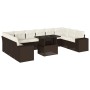Set de sofás de jardín 11 pzas cojines ratán sintético marrón by , Garden sets - Ref: Foro24-3269413, Price: 791,55 €, Discou...