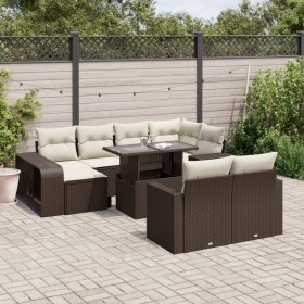 Set de sofás de jardín 11 pzas cojines ratán sintético marrón von , Gartensets - Ref: Foro24-3274586, Preis: 689,86 €, Rabatt: %