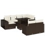 Set de sofás de jardín 11 pzas cojines ratán sintético marrón by , Garden sets - Ref: Foro24-3274586, Price: 688,19 €, Discou...