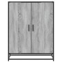 Zapatero madera de ingeniería y metal gris Sonoma 75x38x97,5 cm by , Shoe racks and shoe organizers - Ref: Foro24-3300868, Pr...