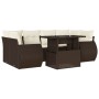 Juego de sofás de jardín 7 piezas con cojines ratán PE marrón von , Gartensets - Ref: Foro24-3268393, Preis: 519,82 €, Rabatt: %