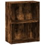 Estantería madera de ingeniería roble ahumado 60x30x77 cm by , Bookcases and shelves - Ref: Foro24-857894, Price: 34,59 €, Di...