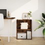 Estantería madera de ingeniería roble ahumado 60x30x77 cm by , Bookcases and shelves - Ref: Foro24-857894, Price: 34,59 €, Di...