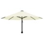 Sombrilla de pared con barra de metal arena 300 cm de , Sombrillas - Ref: Foro24-44863, Precio: 80,39 €, Descuento: %