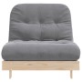 Futón sofá cama con colchón madera maciza de pino 80x206x11 cm von , Futones - Ref: Foro24-846756, Preis: 188,87 €, Rabatt: %