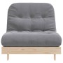 Futón sofá cama con colchón madera maciza de pino 90x206x11 cm by , Futones - Ref: Foro24-846761, Price: 207,33 €, Discount: %