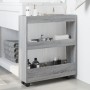 Carro de almacenaje estrecho 3 niveles madera gris Sonoma von , Küchen- und Speisewagen - Ref: Foro24-855246, Preis: 50,77 €,...