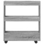 Carro de almacenaje estrecho 3 niveles madera gris Sonoma von , Küchen- und Speisewagen - Ref: Foro24-855246, Preis: 50,77 €,...