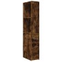 Armario de baño estrecho con ruedas madera roble ahumado von , Schließfächer und Lagerschränke - Ref: Foro24-855299, Preis: 9...
