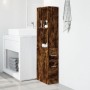 Armario de baño estrecho con ruedas madera roble ahumado von , Schließfächer und Lagerschränke - Ref: Foro24-855299, Preis: 9...