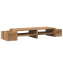 Soporte de pantalla con almacenaje roble artisian 100x27x15 cm by , Computer bases and risers - Ref: Foro24-854696, Price: 37...