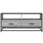 Mesa de centro madera ingeniería metal gris Sonoma 100x50x45cm by , Coffee table - Ref: Foro24-848787, Price: 104,73 €, Disco...